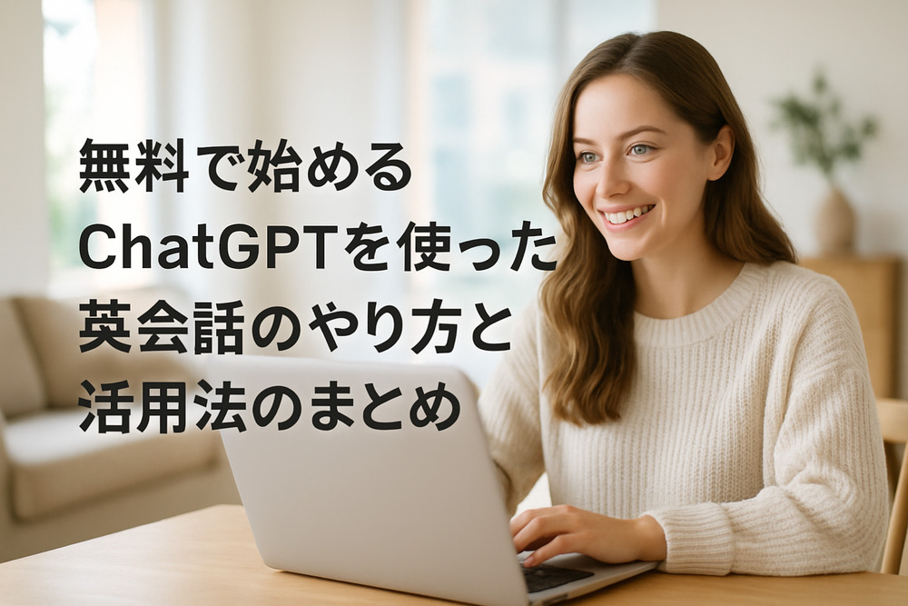 無料で始めるChatGPTを使った英会話のやり方と活用法のまとめ