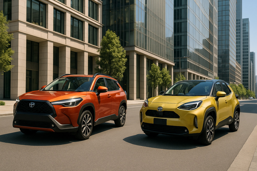 カローラクロスとヤリスクロスどっちがいい？維持費・リセールから比較