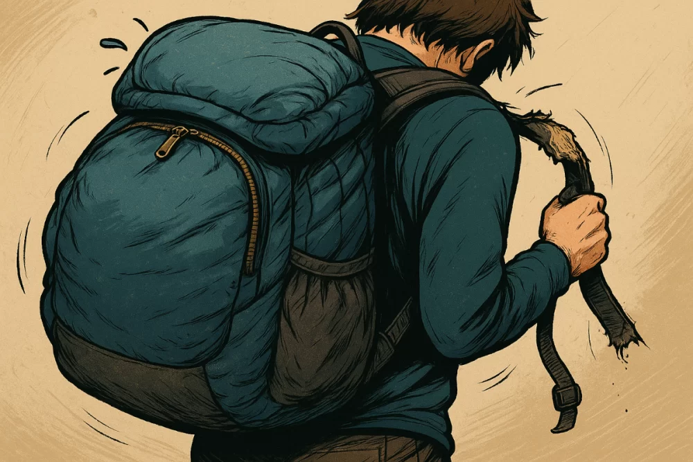 ノースフェイスのリュックの寿命:その使い方NG!