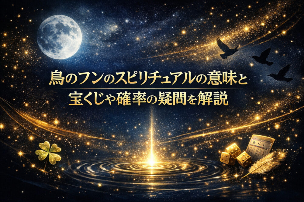鳥のフンのスピリチュアルの意味と宝くじや確率の疑問を解説