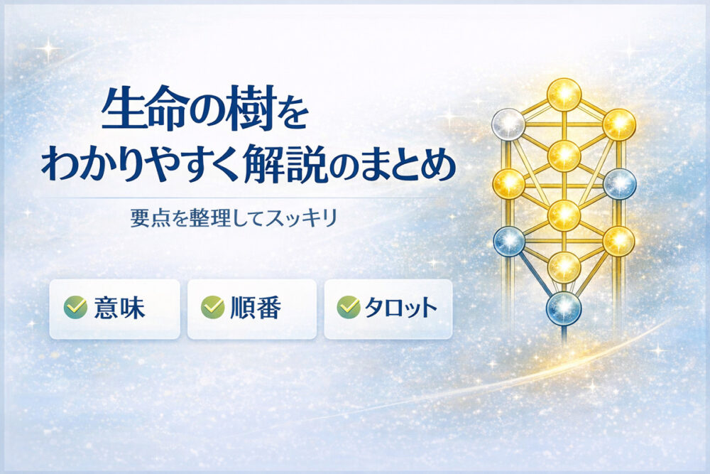 生命の樹の要点をまとめて整理した総まとめの図解イメージ